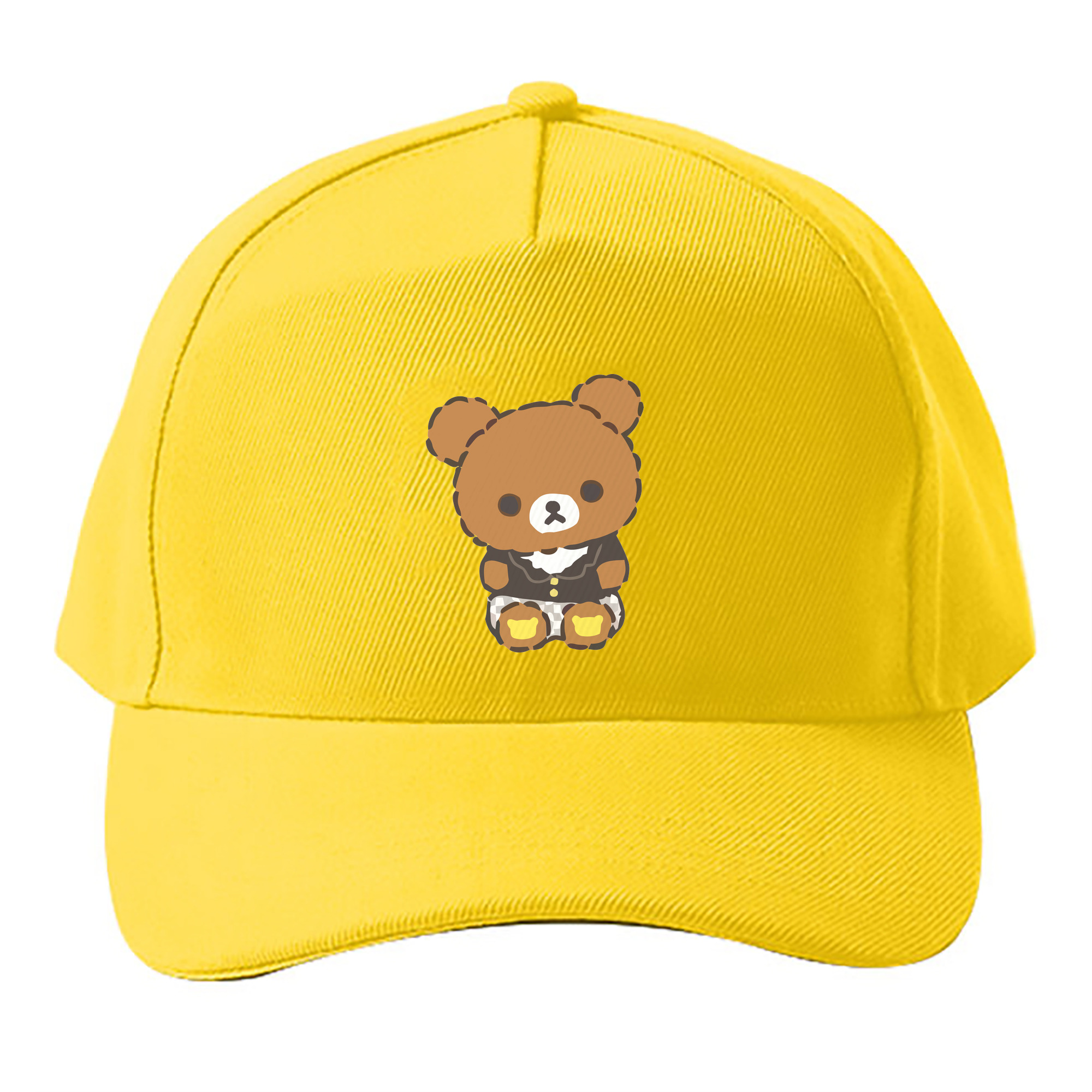 （画像用） リラックマ リラックマ キイロイトリ Rilakkuma Korilakkuma Kiiroitori ベースボールキャップ 綿100％ 男女兼用 帽子 スポーツ